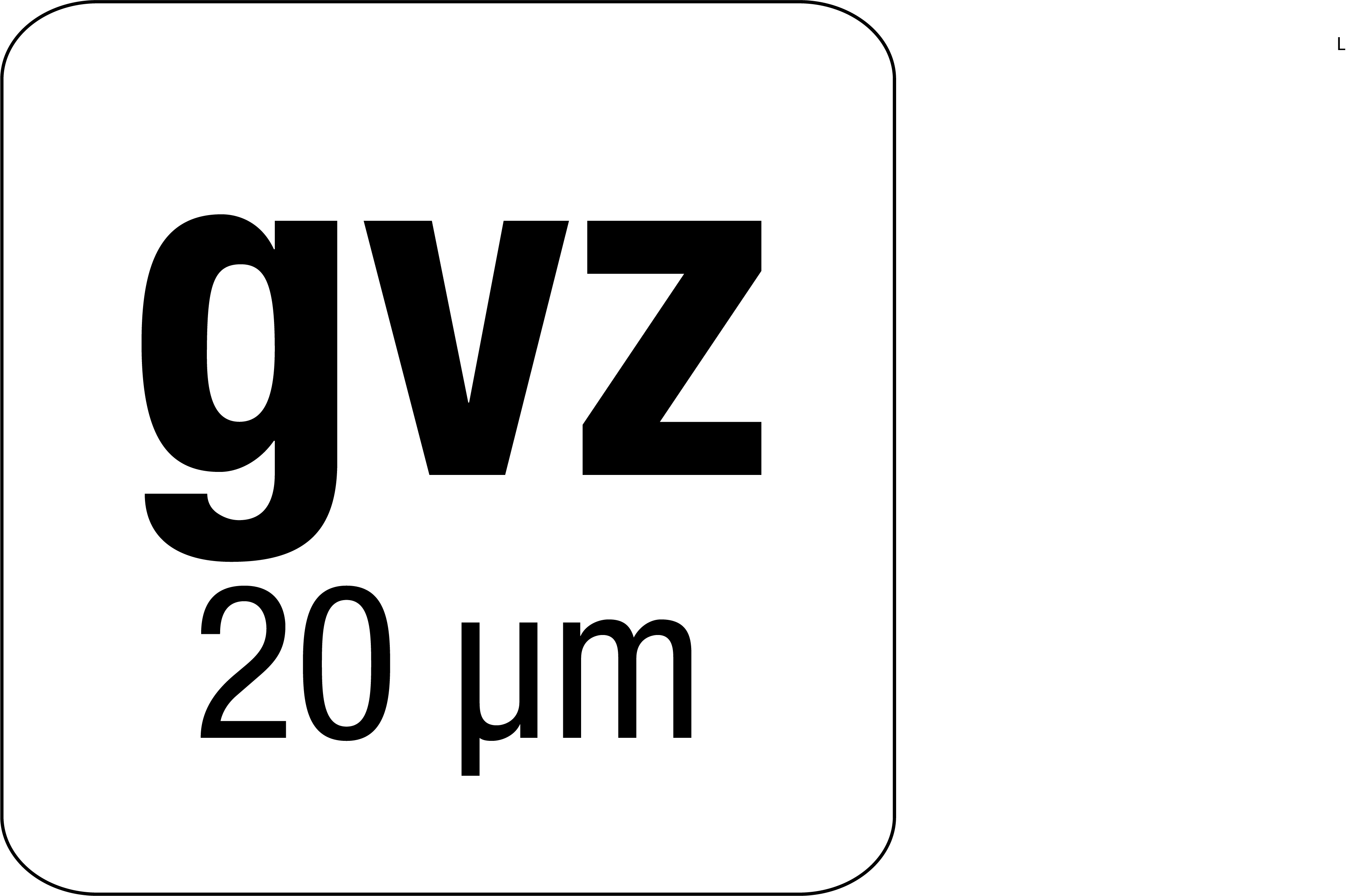 Galvanisch verzinkter Stahl 20µm