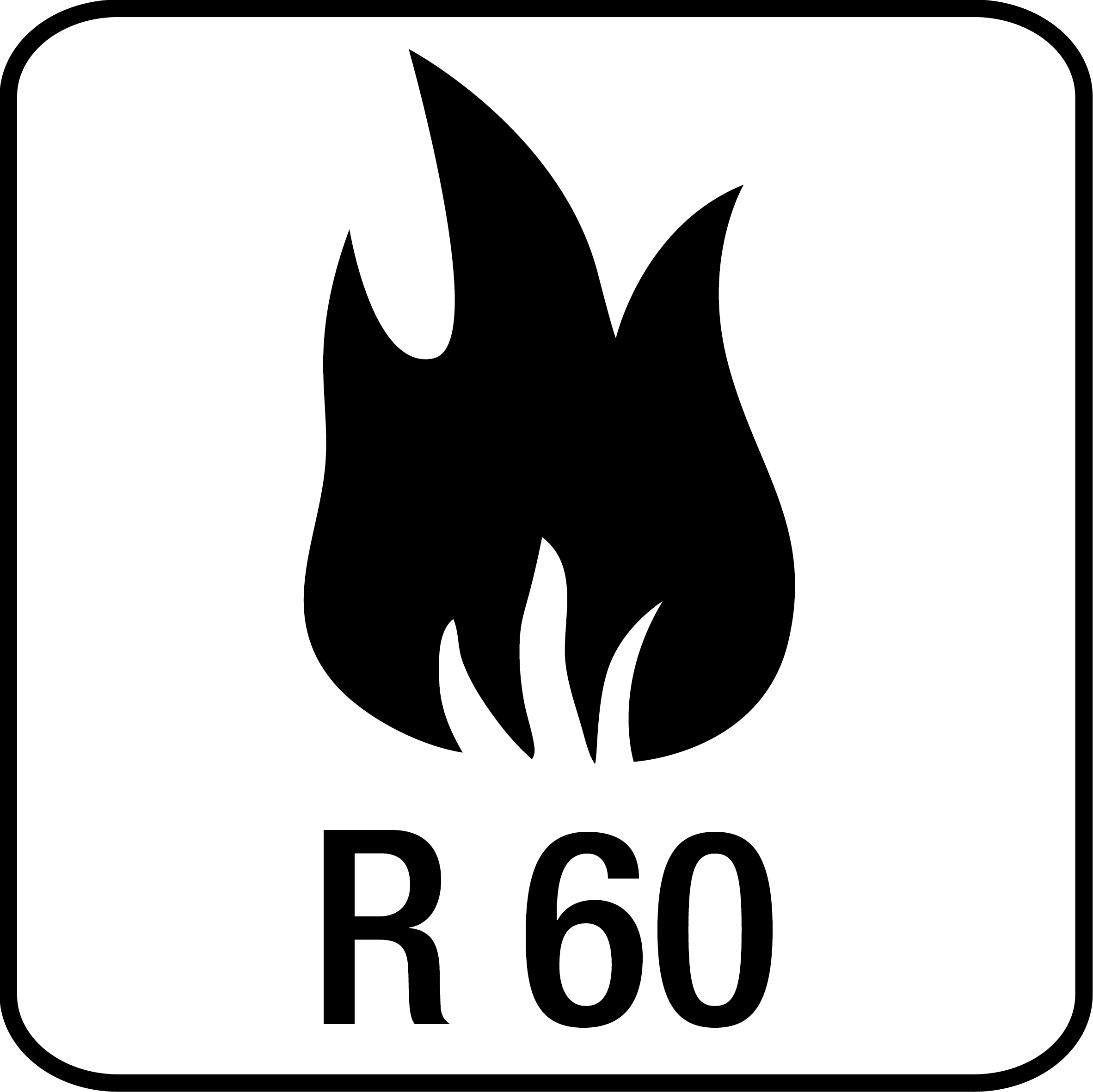 Feuerwiderstandsklasse R 60
