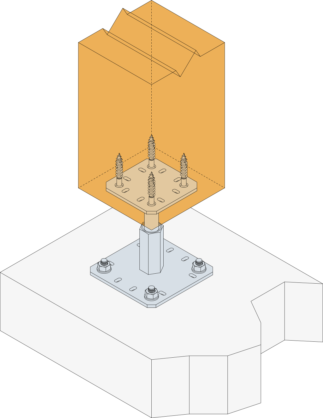 Stutzenfu?e Typ PPRC - PPRC | Simpson Strong-Tie