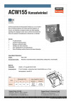 ACW155 Konsolwinkel - F-ACW155-0118