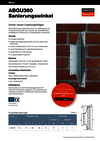 ABGU360 Sanierungswinkel - F-ABGU360-0225