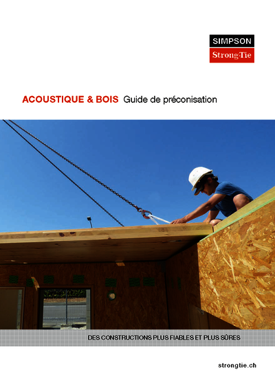 Guide de préconisation Acoustique & Bois - CH