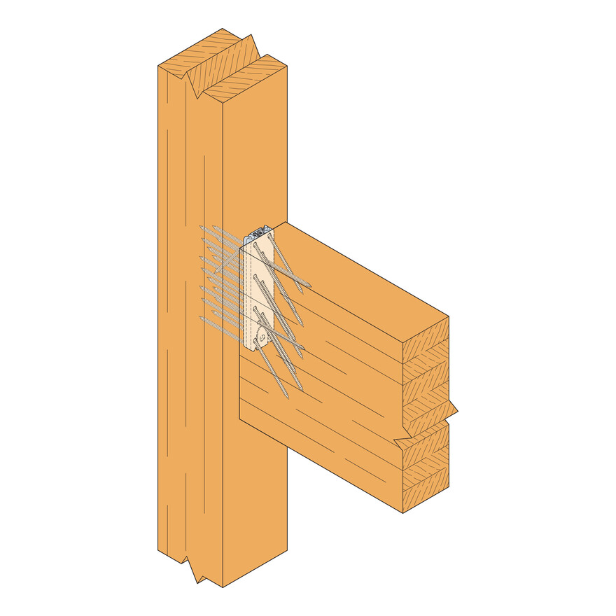 EGCM Glulam Post Cross-Section